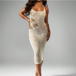 Starfish Cream Knit Dress